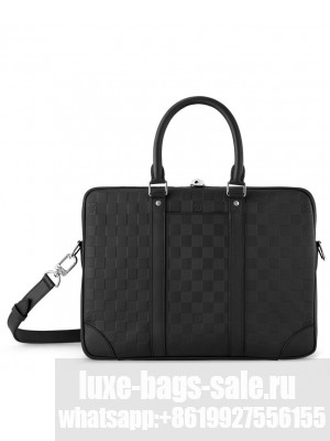 Louis Vuitton Porte-Documents Voyage NM N40444 Black