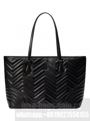 Gucci GG Marmont Large Tote Bag 739684 Black