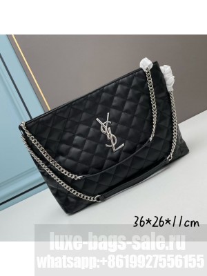 SAINT LAURENT LEATHER BAG 202611 BLACK