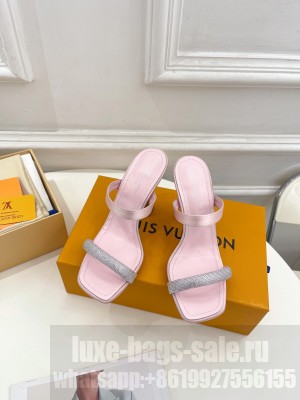 Louis Vuitton Sparkle 9.5cm Heel Slide Sandals 2023 04