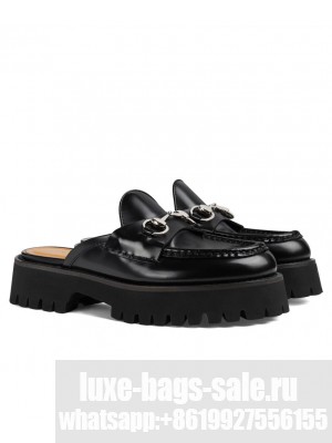 Gucci Women's Mule With Horsebit 764207 Black