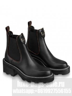 Louis Vuitton Women's LV Beaubourg Ankle Boots 1A8947 Black