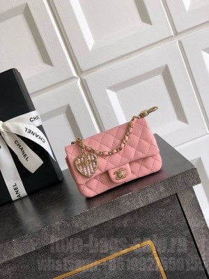 Chanel Classic Mini Bag with hook AP4760 pink