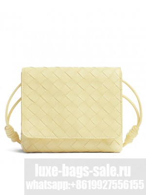 Bottega Veneta Mini Intrecciato Cross-Body Bag Yellow