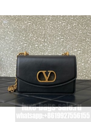 VALENTINO Loco Calf leather bag WB0R16 black