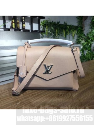 Louis Vuitton My Lockme 26cm Bag Calfskin Canvas Leather Fall/Winter 2017 Collection M54877, Taupe Glace