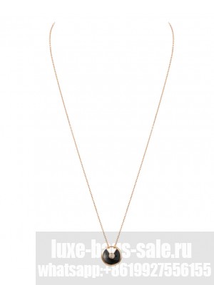Cartier Women's Amulette De Cartier Necklace, Small Model Black