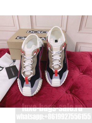 DOLCE & GABBANA NS1 SLIP ON SNEAKERS IN MIXED MATERIALS 2022 05