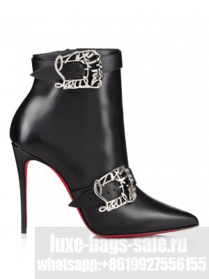 Christian Louboutin Women's Giddylina Booty 100 MM Black