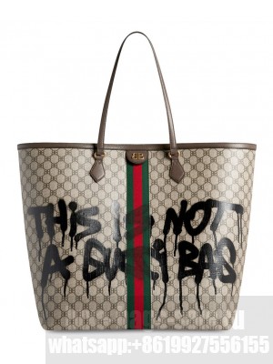 Balenciaga Hacker Graffiti Large Tote Bag Dark Coffee