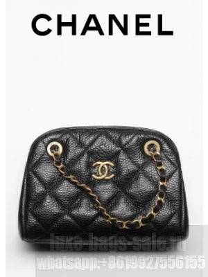 Chanel SMALL BOWLING BAG AS5137 black