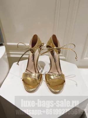TOM FORD PYTHON LEATHER SANDAL 07