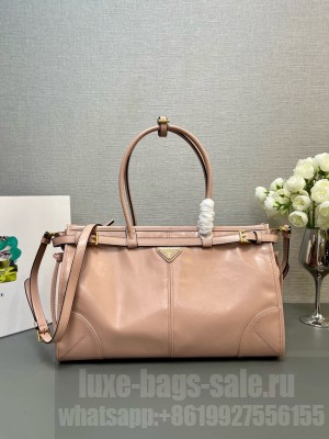 Prada Large leather handbag 1BA433 Lily-of-the-Valley