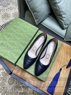 Gucci matelassé chevron leather 5.5cm Black 2021 Collection