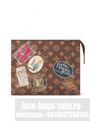Louis Vuitton Toilet Pouch M83487 Brown