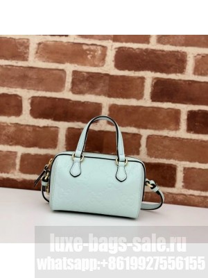 Gucci GG SUPER MINI TOP HANDLE BAG 790130 Light green