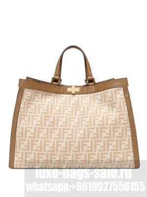 Fendi Peekaboo X-Tote 8BH374 Cream