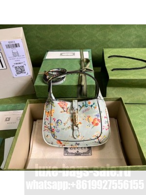 Gucci Jackie 1961 mini hobo bag 637091 light blue