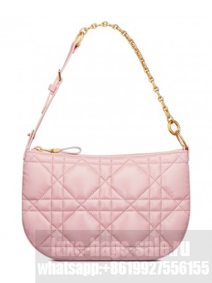 Christian Dior Mini Dior Caro Tulip Bag Pink