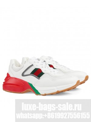 Gucci Unisex Rhyton Sneaker White