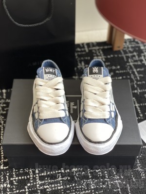 AMIRI x Maison MIHARA YASUHIRO Bones Unisex Sneaker Blue 2025