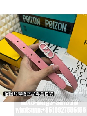 Fendi Women's Belt 20mm with loop and Fendi O’Lock stud buckle 2021 Collection 016