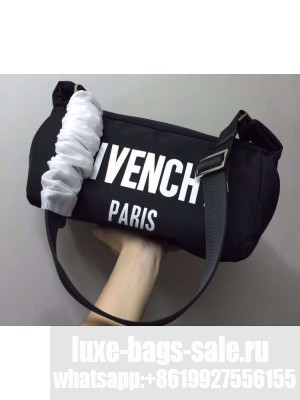 Givenchy Nylon Bum Bag 9626 Black/White Logo