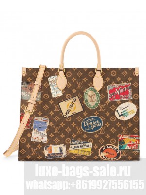 Louis Vuitton OnTheGo Voyage M47147 Brown