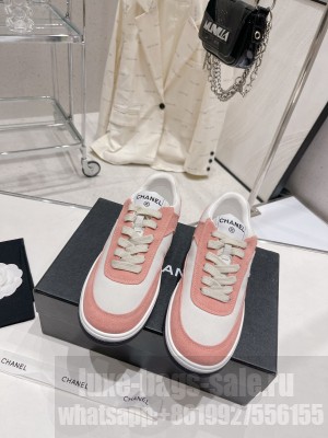Chanel Suede Sneakers G39978 Pink 02 2023SS 