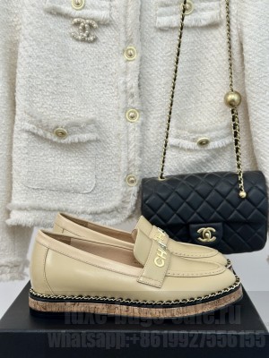 Chanel Loafers With Chain 2024 06