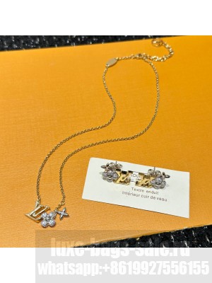 Louis Vuitton Necklace & Earrings Set LV048 2024 Collection