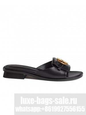 Hermes Women's Isle Sandal Black