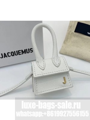 Jacquemus Leather Le Petit Chiquito Bag White