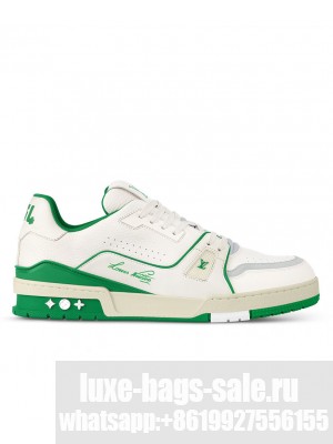 Louis Vuitton Unisex LV Trainer Sneaker 1ABFAU Green