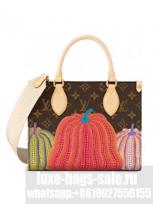 Louis Vuitton LV x YK OnTheGo PM M46467 Brown