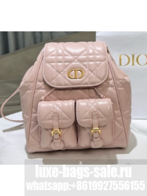 DIOR Medium Dior Caro Backpack M6301UN pink