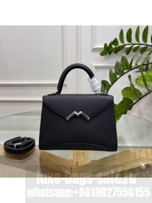 Moynat Gabrielle mini Bag in espom leather black