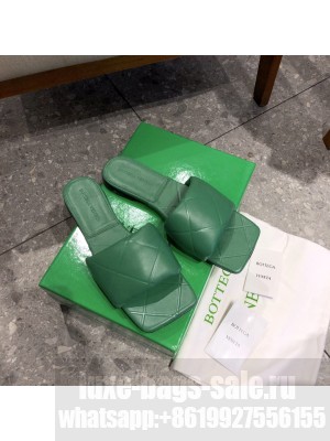 Bottega Veneta RUBBER LIDO Flat Sandals Green 011 2021 Collection