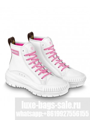 Louis Vuitton Women's LV Squad Trainer Boots 1A940C Pink
