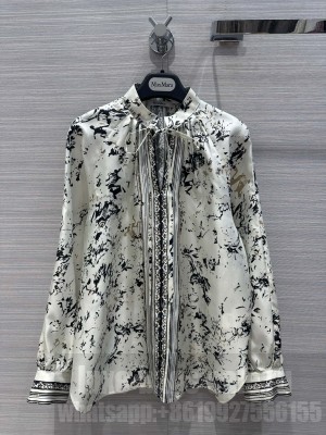MaxMara printed silk shirt 02