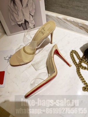 Christian Louboutin Just Nothing 10 mm Mule Nude 2021 Collection