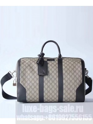 Gucci GG Supreme duffle 406380 Coffee