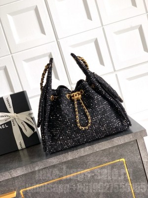 CHANEL 25 SMALL HANDBAG AS5293 black