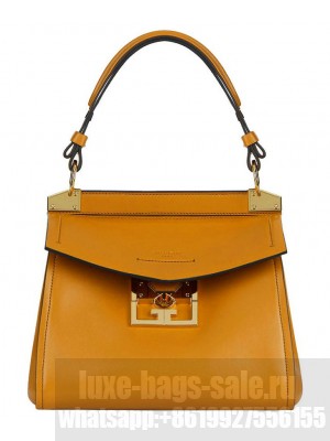 Givenchy Mini Mystic Leather Top Handle Bag Coffee