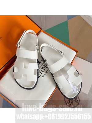Hermes Unisex Chypre Flat Sandals 031