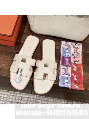Hermes Oran Flat Slide Sandals 2023 Collection 022