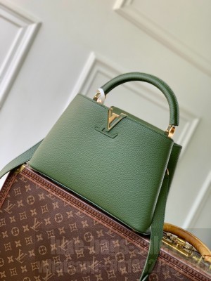 Louis Vuitton Capucines MM M25474 Dark Khaki