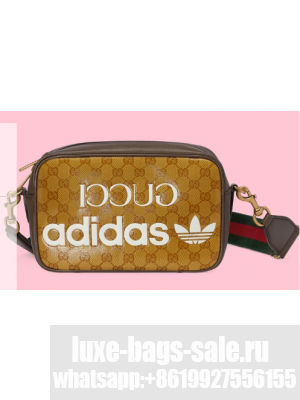 Gucci adidas x Gucci small shoulder bag 702427 brown