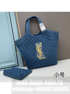 SAINT LAURENT SHOPPING Denim bag Y205321 blue