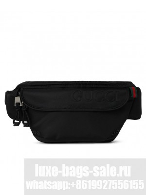 Gucci Small Belt Bag With Gucci Logo 804262 Black